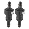 thumbnail image 1 of Unique Bargains 2pcs Fuel Line Quick Connect Straight Hose Adapter Connector 11.80mm ID8mm Nylon Tube, 1 of 6
