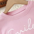 thumbnail image 5 of Girls 3-Piece Summer Outfit Set Print Crop Top & Elastic Waist Shorts Casual Breathable Clothing for Kids Red Size 10-11 Years, 5 of 6