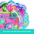 thumbnail image 4 of Polly Pocket Juego Compacto de Isla con Purpurina con 1 Micromuñeca Sirena y Mascotas en el Océano, Juguete de Viaje con Accesorios Temáticos, 4 of 5