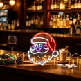 thumbnail image 6 of Byndra Christmas Neon Santa Light, Christmas Decoration Indoor, LED Hanging Sign Light for Window Wall Room and Holiday Party Decor, 6 of 6