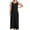 Black, variant on OSOLU Solid Color Women Summer Casual Dress U Neck Sleeveless Long Loose Flowy Comfortable Vacation Everyday Wear Boho Sundress Dresses For Women 2025 Elegant Classy