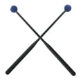 thumbnail image 2 of 2x Percussion Xylophone Mallets Drum Mallet, Multifunctional Musical Drumstick, 12'' Rubber Mallet Percussion for Meditation blue, 2 of 8