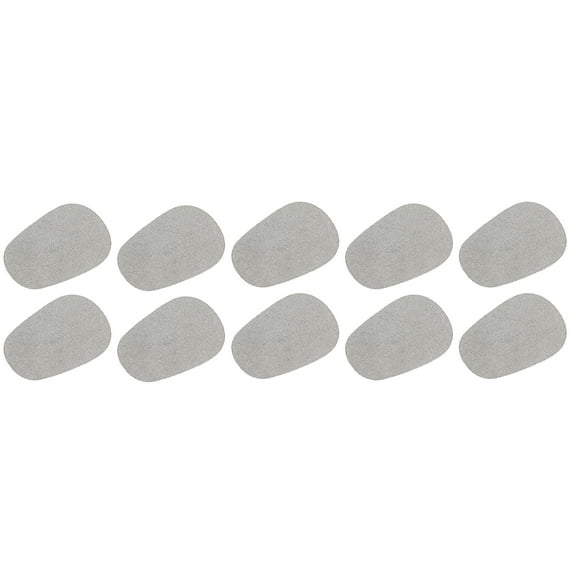 Uxcell Gloves Touch Screen Sticker 1"x0.8" Ultra High Sensitivity Flexible Silver Fiber Ultra Thin Stickers, Pack of 32