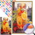 thumbnail image 1 of 5D DIY taladro redondo completo parcial AB diamante pintura jugo kit arte decoración 45x70cm, 1 of 9