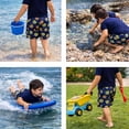 thumbnail image 6 of INGEAR Little Boys Quick Dry Beach Board Shorts Kids Swim Trunks UPF 50+ Swimsuit with Pockets, 6 of 6