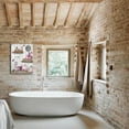 thumbnail image 3 of Bathroom Wall Art Wash Your Hands Sign Wall Decor Vintage Flower Butterfly Canvas Wall Art Farmhouse Bathroom Painting Artwork Home Decor for Bathroom Framed Ready to Hang 12x16in, 3 of 6
