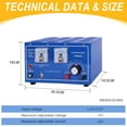 thumbnail image 2 of Tooltos 30A 20V Plating Rectifier Jewelry Plating Machine PM260, 2 of 11
