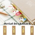 thumbnail image 2 of CAROOTU Cute Creatives Novelty Metal Bookmarks Paper Reading Book Page Marker, 2 of 6