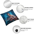 thumbnail image 4 of Acheng Video Game Pillow Cover Set of 2 Colorful Graffiti Street Art Decor Cushion Cover Abstract Game Controller Gamer Gift Cushion Case for Room Decor Chairs White, 4 of 6