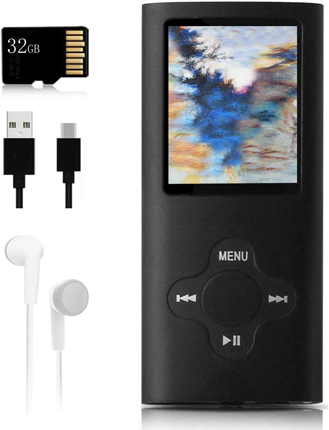 Mp3 Player,Music Player with a 32 GB Memory Card Portable Digital Music