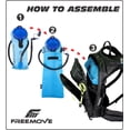 thumbnail image 2 of Mochila de agua para hidratación FREEMOVE 3 en 1 con bolsa de 2 litros y enfriador, 2 of 9