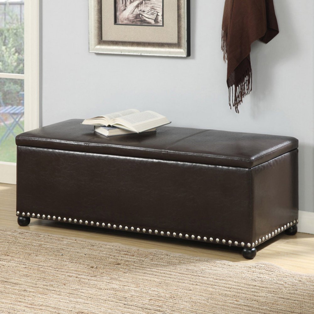 Convenience Concepts No Tools Parker Ottoman with Shoe