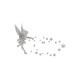 thumbnail image 1 of Etiqueta engomada del espejo de la estrella que sopla de hadas 3D DIY estrellas superficie de espejo acrílico calcomanías de pared papel tapiz reflectante para habitación Scienceny JJ11059-02, 1 of 3