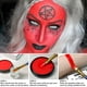 thumbnail image 4 of Maquillaje corporal monocromático soluble en agua, negro, blanco y rojo, 30 g, pintura facial con pinceles para fiesta de máscaras de Halloween y Navidad, 4 of 5
