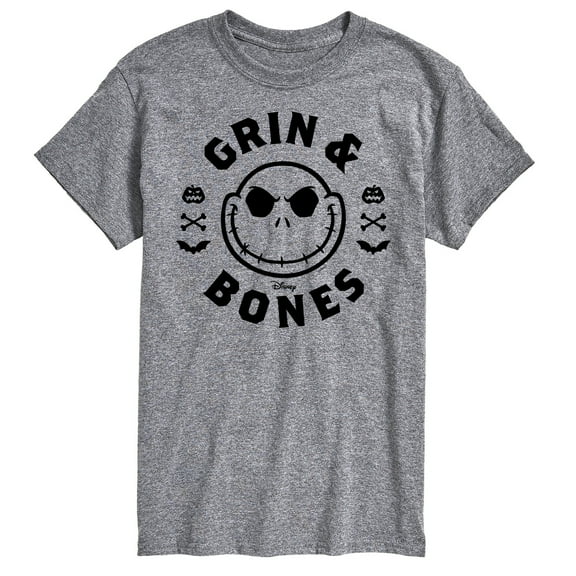 The Nightmare Before Christmas - Grin And Bones - Men's Short Sleeve Graphic T-Shirt