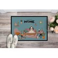 thumbnail image 2 of Black White Shih Tzu Sweet Home Door Mat, 2 of 3