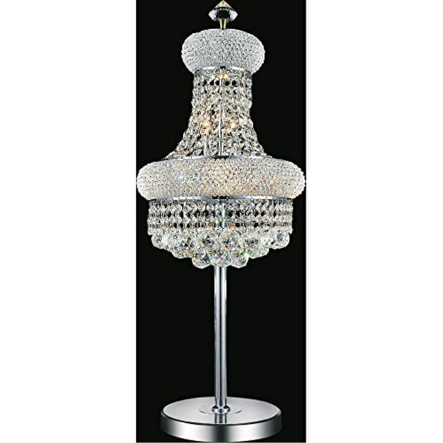 Cwi Lighting Empire 6 Light Table Lamp With Chrome Finish