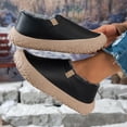 thumbnail image 6 of Willtoo Womens Winter Slip On Ankle Shoes Warm Lined Waterproof Casual Snow Shoes Non Slip Chunky Sole Comfort Walking Shoes for Daily Outdoor, 6 of 6