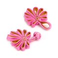 thumbnail image 5 of ZUARFY 10 Pairs Chinese Frog Closure Buttons Flower Knot Fastener Sewing Handmade Craft, 5 of 14