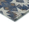 thumbnail image 3 of Addison Rugs Mayfield Premium Machine Washable Transitional Aztec Blue Rectangle Rug, 3' x 5', 3 of 7