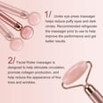 thumbnail image 5 of Masajeador facial y masajeador facial con rodillo de jade eléctrico 2 en 1, cuarzo rosa, 5 of 5
