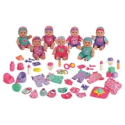 Kid Connection Deluxe 9" Baby Doll Playset, 48 Pieces