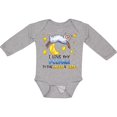 thumbnail image 3 of Inktastic I Love my Peepaw to the Moon and Back Cute Sheep Boys or Girls Long Sleeve Baby Bodysuit, 3 of 5