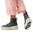 thumbnail image 5 of SOREL Womens Black Heel Pull-Tab Goring Cushioned Caribou X Round Toe Platform Chelsea 10, 5 of 7