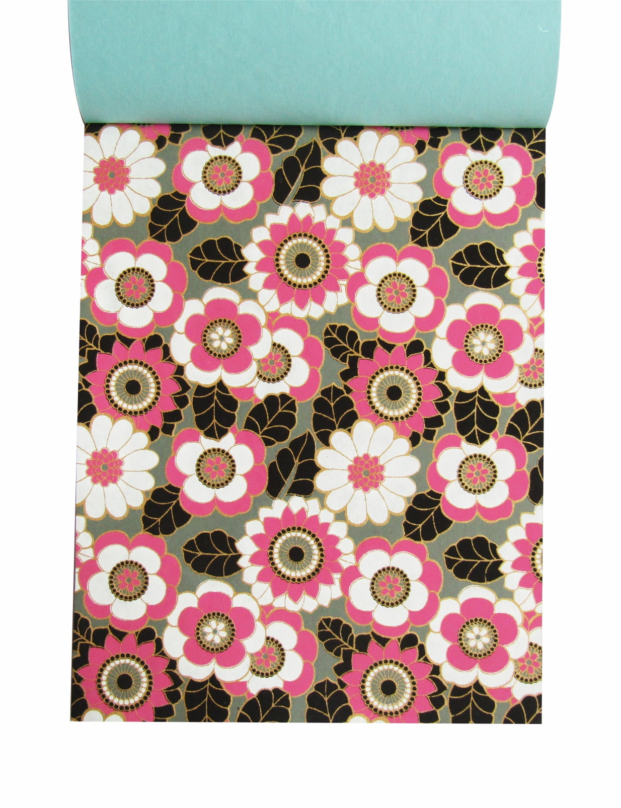 Paperhues Spring-Summer Decorative Handmade Scrapbook Paper 8.5x11" Pad, 40 Sheets.