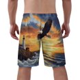 thumbnail image 3 of NICKSUN Men's Swim Trunks, Cute Print Quick Dry Summer Board Beach Shorts with Mesh Lining and Pockets, 3 of 6