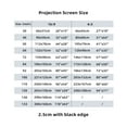 thumbnail image 2 of 16:9 Scale Portable Black border with holes Metal Anti-Light Curtain 30-133 Inch Home Outdoor Office HD Projector Screen ,High Absorbance, 2 of 10