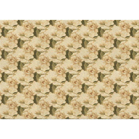 Ahgly Company Indoor Rectangle Patterned Cinnamon Brown Area Rugs, 2' x 3'