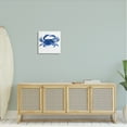 thumbnail image 2 of Stupell Industries Detailed Crab Wildlife Blue Ocean Sea Life Painting Gallery Wrapped Canvas Print Wall Art, Design by Patti Mann, 2 of 5