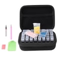 thumbnail image 2 of Inteprter Storage Case Display Box Jewelry Supplies Kit Compact Painting Exquisite Organization Size Multipurpose Dustproof Almacenamiento y organización del hogar, 2 of 6