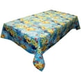 thumbnail image 2 of Cotton Tablecloth Floral Print Tropical Hawaiian Aqua, 2 of 2