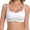Light Blue, variant on Bras For Women, Cooling Seamless Wire-Free Push-Up Bra, Racerback & Front Closure Adjustable Straps For Summer Daily Wear White M