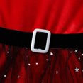 thumbnail image 2 of Robe de Père Noël Rouge à Manches Longues en Tulle pour Fillettes avec Chapeau, 2 of 6