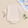 thumbnail image 3 of Bagilaanoe 4th of July Newborn Baby Boy Girl Rompers Star Embroidery Short Sleeve Bodysuit 3M 6M 12M 18M Infant One Piece Short Jumpsuit for Independence Day, 3 of 7