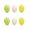 Multicolor-2A-home supplies, variant on LEFTHIGH Home 6Pcs Easter Eggs Hanging Decoration Creativeness Broken Eggs Plastic Ornaments for Scene Arrangement Party or Home Decor Home Goods