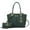 Teal, variant on MKF Collection Ivy Vegan Leather Women’s Tote Bag & Wallet, Elegant Shoulder Purse Handbag by Mia K - Navy