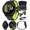 Black/Amp Yellow +BLK EarBuds, variant on Garmin Forerunner 170 GPS Running Smartwatch, Advanced Training Metrics & Recovery Insights, Black with Black/Amp Yellow Band with Wearable4U BLK EarBuds Bundle