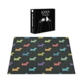 thumbnail image 3 of Ambesonne Dog Lover Jigsaw Puzzle Durable Cardboard, Terrier Silhouettes, 1000 pcs, Multicolor, 3 of 5