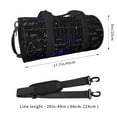 thumbnail image 4 of KLL Mathematica Science Duffle Bag For Men Women Sport Gym Fitness Tote Travel Training Workout Basketball Football Weekender, 4 of 8