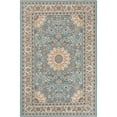 thumbnail image 2 of Unique Loom Outdoor Traditional Collection Area Rug - Wisdom (5' 3" x 8' Rectangle Blue/Ivory), 2 of 9