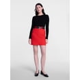 thumbnail image 3 of Scenario Women's and Women's Plus Ribbed Crewneck Cardigan Sweater, Lightweight, Sizes XS-4X, 3 of 6