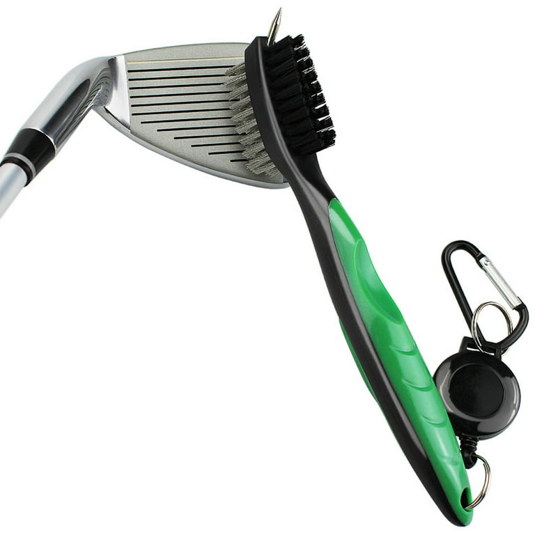 Golf Club Brush Golf Pole Putter Double Sided Groove Cleaner