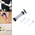 thumbnail image 3 of pitrice Kitchen Craft Handheld Sausage Maker Meat Stuffer Filler w/ 3 Stuffing tubes, 3 of 8