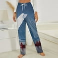 thumbnail image 3 of Antarctic Iceberg Adventure Winter Female Pants Flannel High Waist Women Pants Lady Warm Straight Leg Plush Trousers, 3 of 7