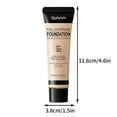 thumbnail image 3 of Liquid Concealer, Cream Concealer, Natural Matte Cream Concealer Stick with Soft Sponge Applicator, Lightweight Moisturizing Coverage for Skin, Long-Lasting Blendable Makeup, 3 of 5