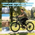 thumbnail image 4 of Electric Bike for Adults, 26" E Bike with 750W Motor, 20 MPH, 50+ Miles Electric Bicycle, UL 2849 Electric Mountain Bike, 4 of 7